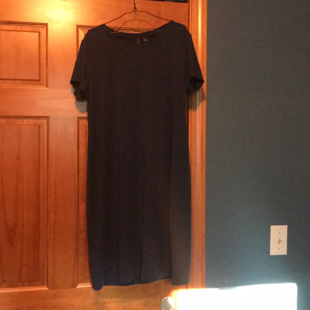 Navy blue T-shirt dress